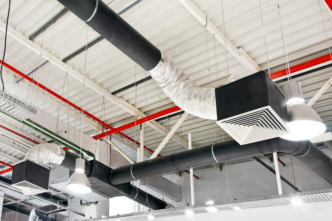 air duct of the commercial